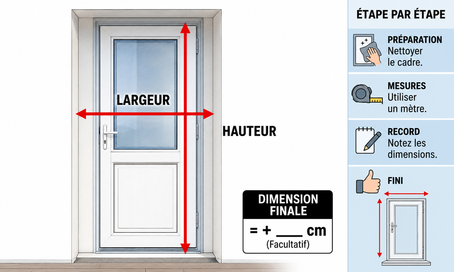 Rideau de Porte Magnétique à Ouverture Latérale Anti-moustiques Noir