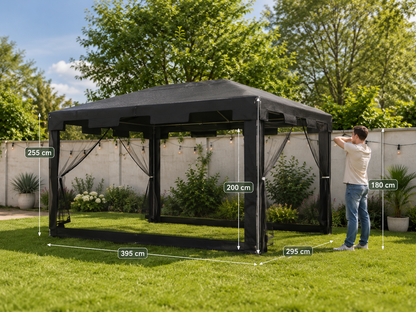 Tonnelle Moustiquaire 4x3M Double Porte