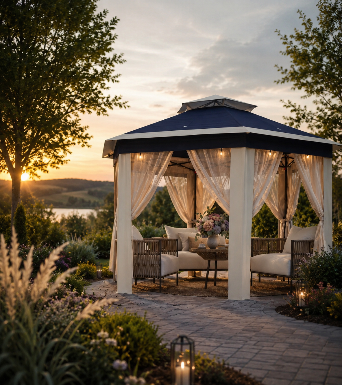 Tonnelle Gazebo Moustiquaire
