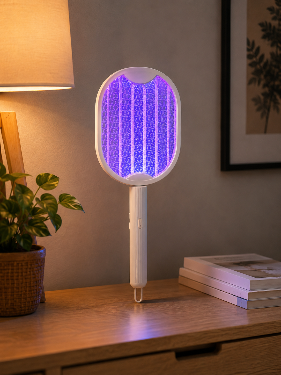 Raquette Anti-Moustique pliable Rechargeable