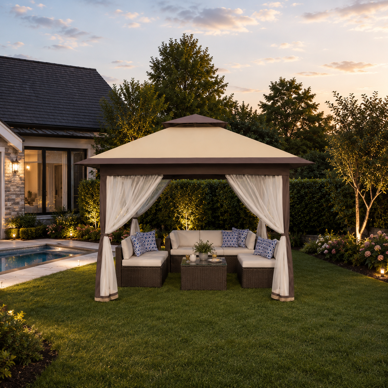 Tonnelle Moustiquaire Pop-up 3x3M