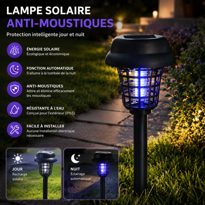Lampes Solaires Etanches Anti-Moustique