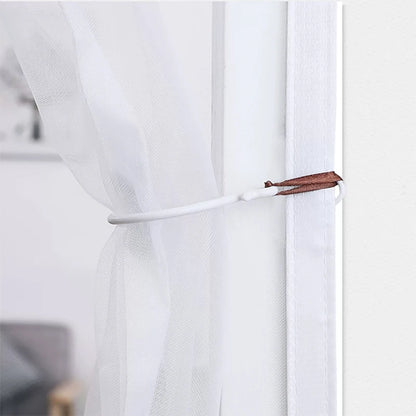 Moustiquaire pour Porte Blanche Fermeture Automatique
