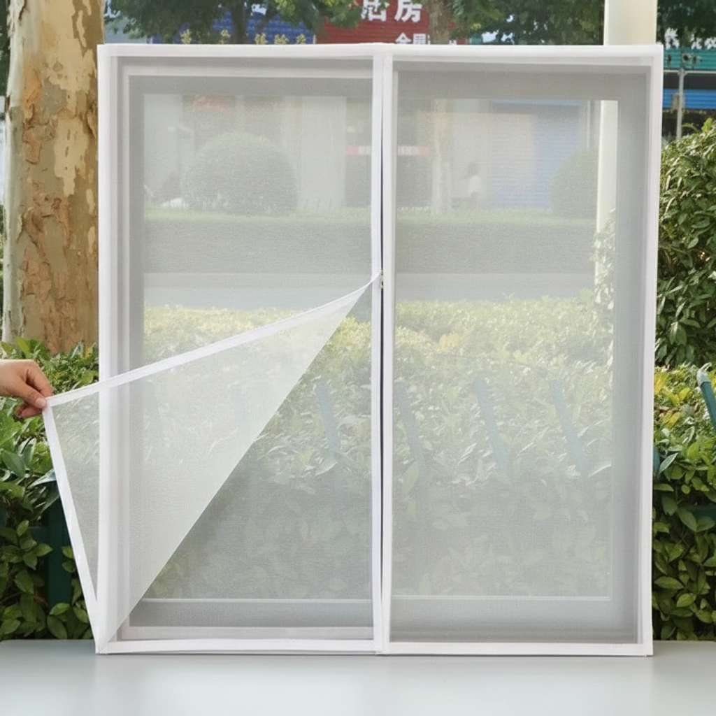 Moustiquaire Blanche Fenêtre Auto-Adhésive : Protection Anti-Insectes